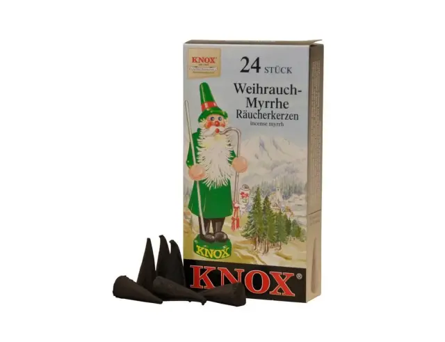 Αρωματικοί Κώνοι Knox με άρωμα Frankincense-Myrrh - 24 τεμάχια 10023134 2