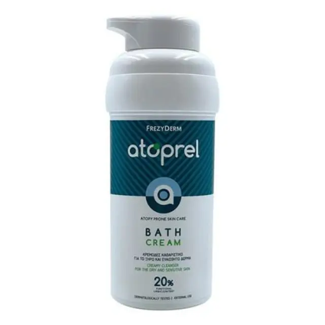 Frezyderm Atoprel Bath Cream Ειδικό Κρεμώδες Καθαριστικό Προσώπου & Σώματος για Ξηρό & Ευαίσθητο Δέρμα 300ml