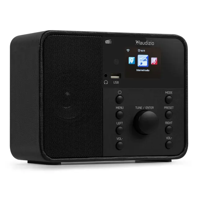 AUDIZIO NARDO ΡΑΔΙΟΦΩΝΟ INTERNET DAB+ FM BLACK