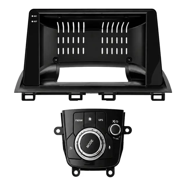 VenCore Πρόσοψη 9" με Καλωδίωση & CANbus Box για Mazda 6 2008-2012 – Μαύρη (3550-0233B)