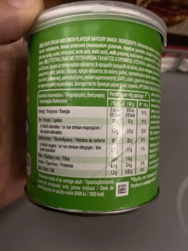 Pringles Sour Cream and Onion 40 gr 3