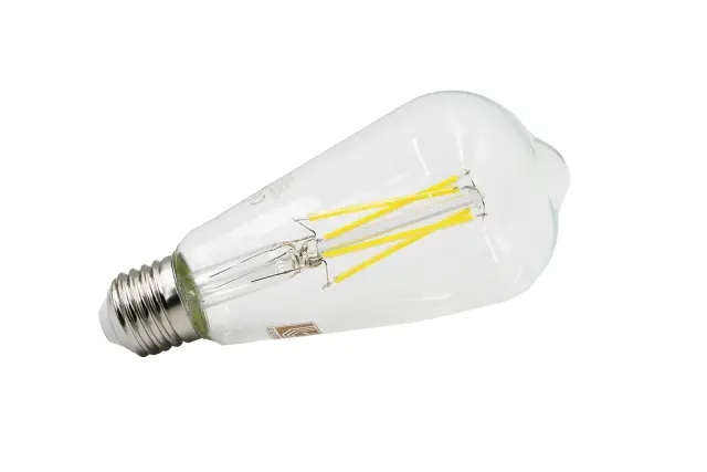 LED ΛΑΜΠΑ COG ΑΒΟΚΑΝΤΟ ΔΙΑΦΑΝΟ ST64 Ε27 10W ΝΤΙΜΑΡΙΖΟΜΕΝΟ 2800K