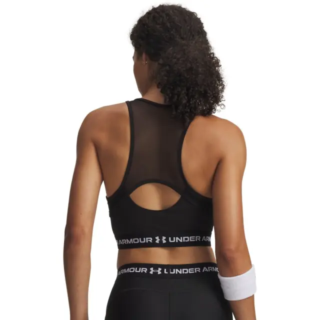 Under Armour HeatGear Mesh Tank (6010007-008) - Λευκό-Μαύρο 3