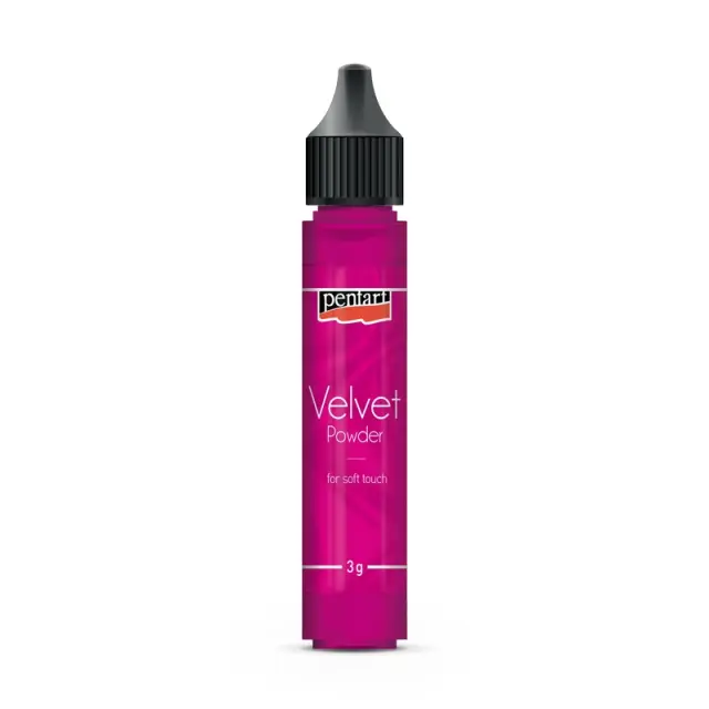 Velvet powder 3gr Pentart, Pink
