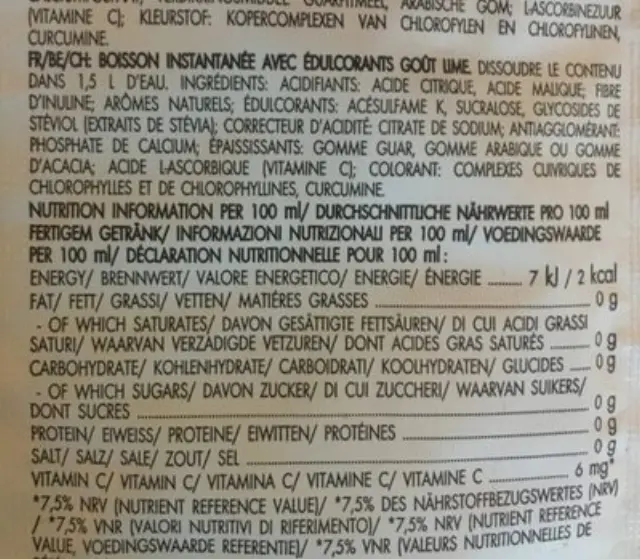 BOLERO Μοσχολέμονο - Χυμός σε σκόνη για 1,5L (σακουλάκι 9γρ) 3