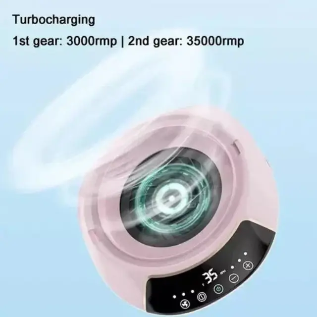 Απορροφητήρας Σκόνης Νυχιών Στυλό ZSDQ-805 80W ΡΟΖ 2