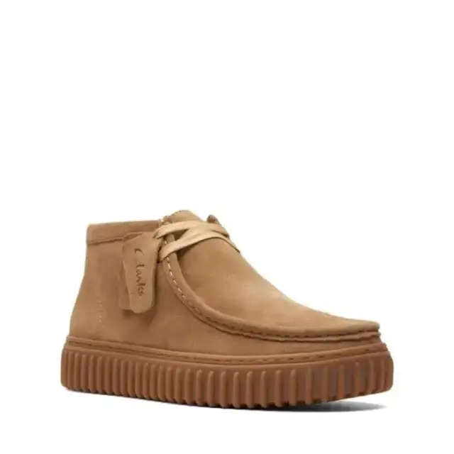Clarks Torhill Hi Dark Sand Dark Sand Suede 2