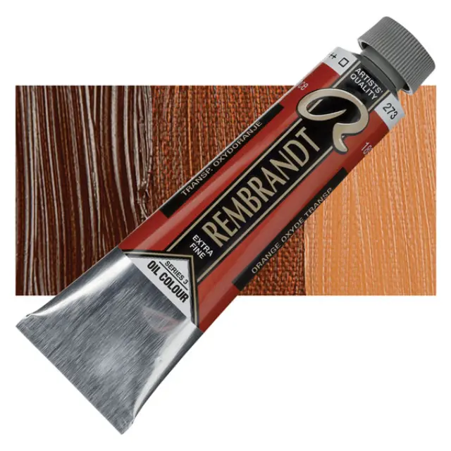 Λάδι Talens Rembrandt - 273 Transparent Oxide Orange - 40ml