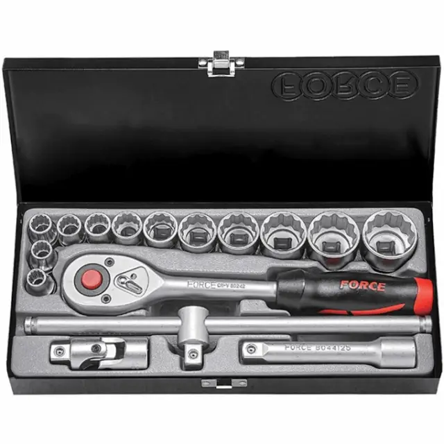 ΚΑΣΕΤΙΝΑ ΚΑΡΥΔΑΚΙΑ 1/2" 16ΤΕΜ FORCE 0141625