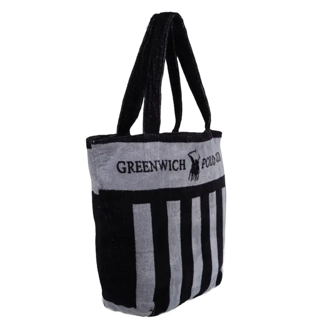 Τσάντα Θαλάσσης 55x40 Greenwich Polo Club Essential 5234 Grey 100% βαμβακερό 2