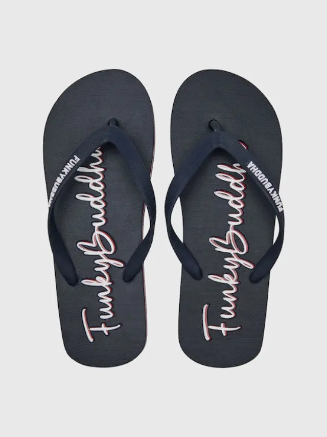 Funky Buddha Flip Flops Navy FBM009-001-08 - 41