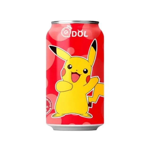 QDOL Pokemon Strawberry Flavor Sparkling Water Pikachu 330ml ΧΓ