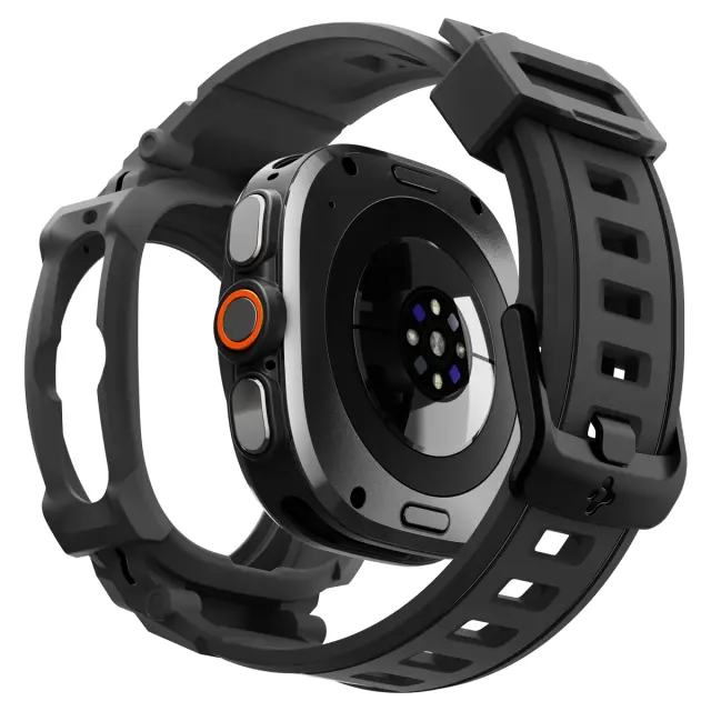 Spigen Rugged Armor Pro, matte black - Samsung Galaxy Watch Ultra 2 47mm 3
