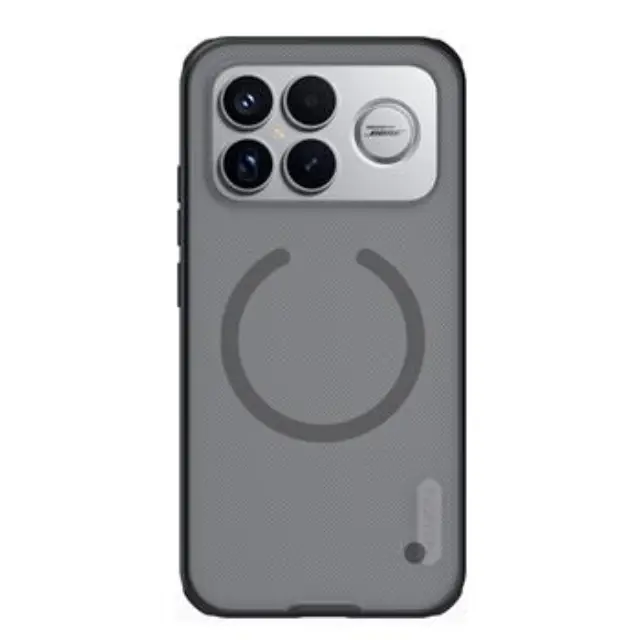 Nillkin Super Frosted PRO Magnetic Back Cover for Poco F8 Ultra Transparent Black