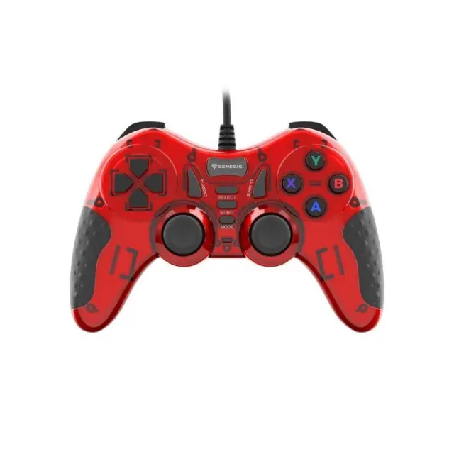 Genesis Gaming Gamepad Mangan 200 Wired for PC, Black/Red (NJG-1425) (GNSNJG-1425)