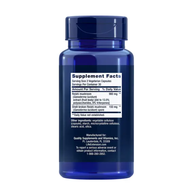 Life Extension Reishi Extract Mushroom Complex 2