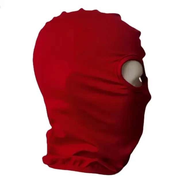Ghetto Red / White Balaclava 2 Hole Unisex 3