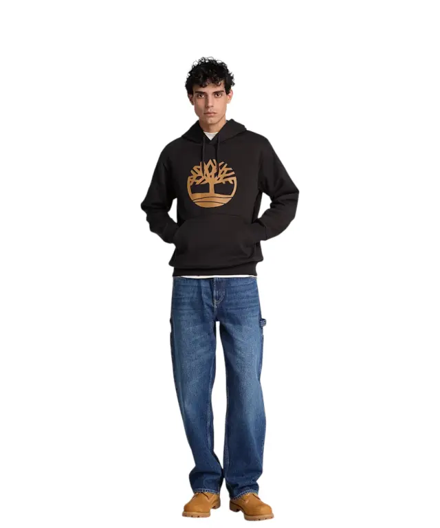 Timberland - Ανδρικό Φούτερ Northwood Tree Logo TBC0YH9T-001 Μαύρο - M 3