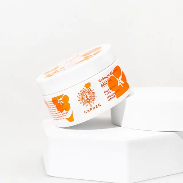 GARDEN Vanilla Body Butter 100ml - Ενυδατικό Βούτυρο Σώματος Με Άρωμα Βανίλια 2