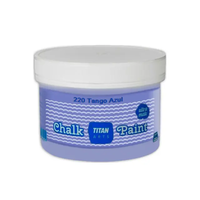 Χρώμα Νερού Κιμωλίας Οικολογικό Chalk Paint Titan 220 Tango Azul 250ml
