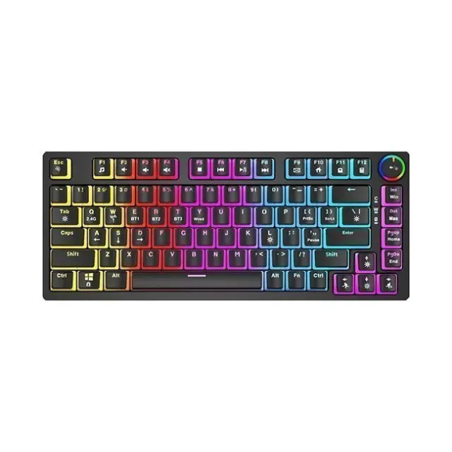Savio Gaming Keyboard Phenix Gateron Red Pro Pudding Black (SAVGK-PHENIX RED PUDDING)