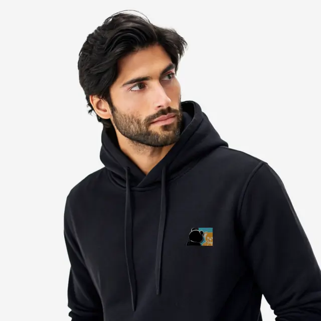 Φούτερ Noshame® Μαύρο με τύπωμα - 3025033 - XXL 2