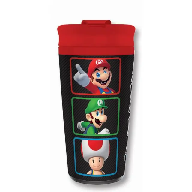 Κούπα ταξιδίου 450ml Super Mario (Colour Blocks) Metal Travel Mug MTM28104