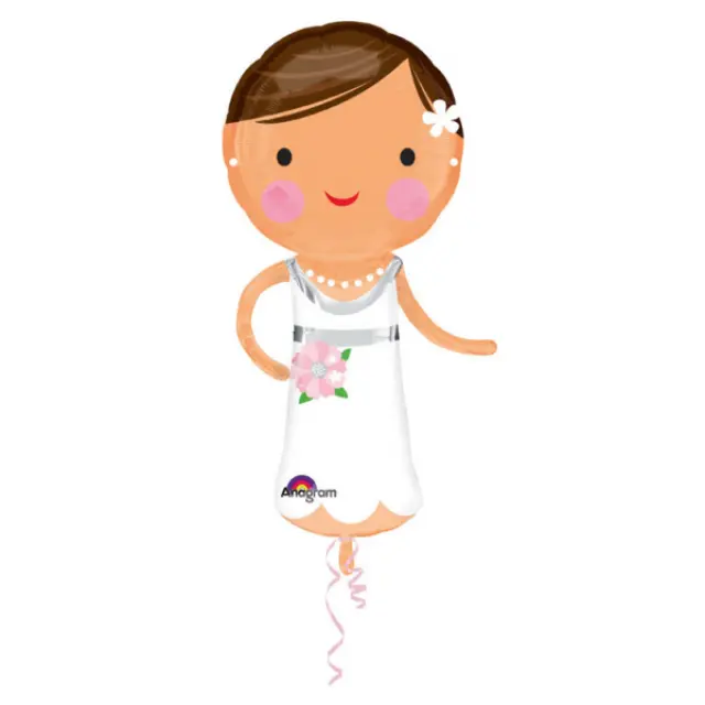 Μπαλ. Φοιλ Σχήμα Lovely Bride ​101εκ ύψος