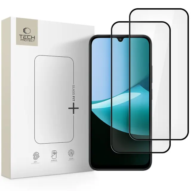 Tech-protect Glass Fit+ 2-pack Xiaomi Redmi 15C 4G (171 Mm) / Poco C85 4G (171 Mm) Black