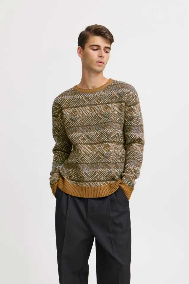 Casual Friday Ανδρικό KLAES Πλεκτό – Gothic Olive - XL