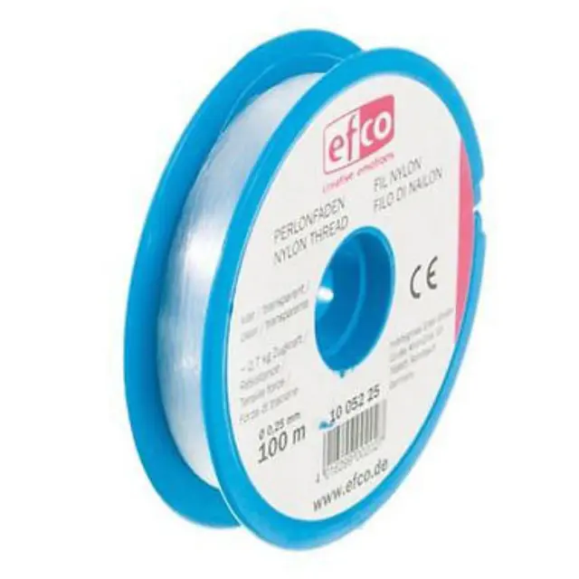 Efco Πετονιά 100% Πολυαμύδιο, Διάφανη Ø0.25mm - 100m