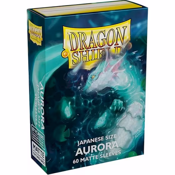Dragon Shield Sleeves - Matte Japanese size - Aurora (60 Sleeves)