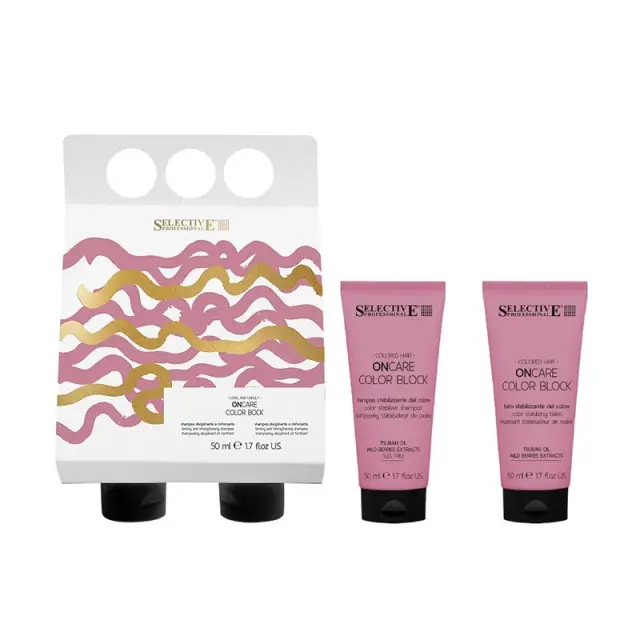 Selective Oncare Color BlockSet Shampoo + Conditioner 50ml+50ml