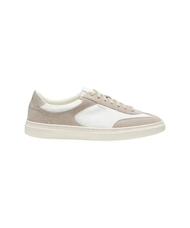 Hugo Boss - Ανδρικά Sneakers Kieran Tenn 50567947-122 Λευκό/Εκρού - 43