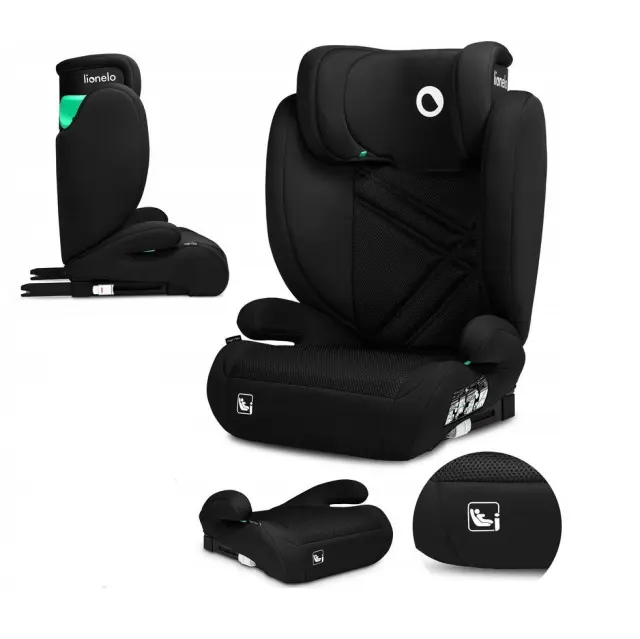 Κάθισμα αυτοκινήτου Lionelo Hugo Isofix i-Size Carbon Black (15-36 kg)100-150cm