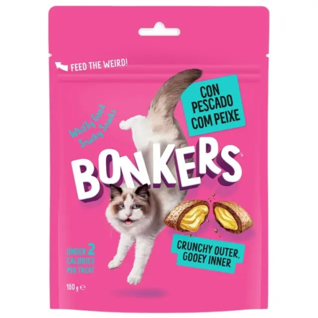 Bonkers Τραγανή Λιχουδιά Θαλασσινά με Κοτόπουλο 180gr Μονόχρωμο