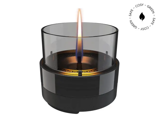 Επιτραπέζια Εστία Φωτιάς Rosie 14 Tenderflame με διάρκεια καύσης 4 - 5 ώρες, χωρητικότητα δεξαμενής 250ml και διαστάσεις 15.4x13.8cm - Black TF-600171