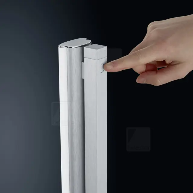 VENTA Επιδαπέδιο Φωτιστικό LED Ματ Νίκελ με Ενσωματωμένο Dimmer 31W Nickel 2