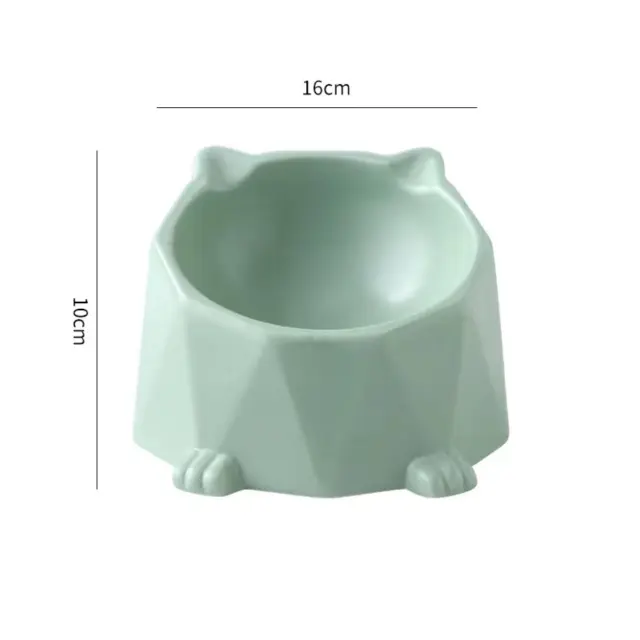 Κεραμικό Μπολ Κατοικιδίου Πράσινο 16x10cm(200ml)