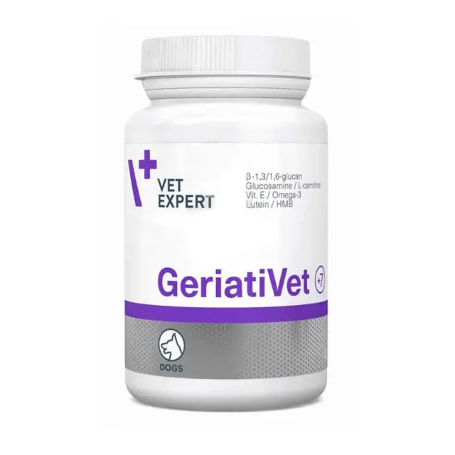 VetExpert Geriativet +7 Συμπλήρωμα Διατροφής Σκύλου σε Δισκία Συμπλήρωμα Διατροφής για Ηλικιωμένους Σκύλους 45 tabs