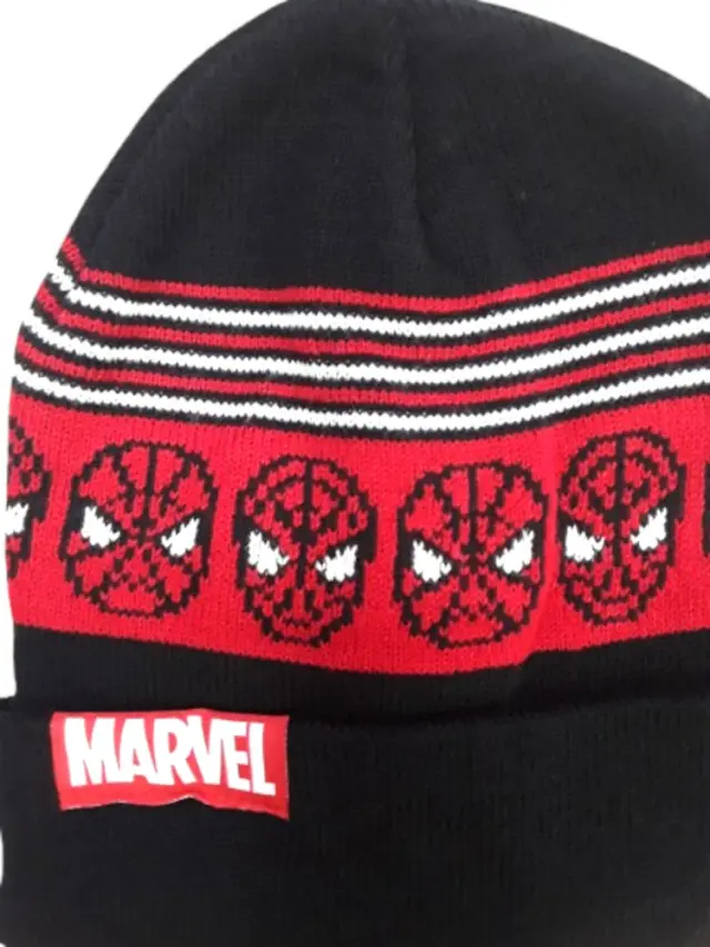 Σκούφος Black Red Spiderman 7120725 - 54 cm (6-10Υ) 3