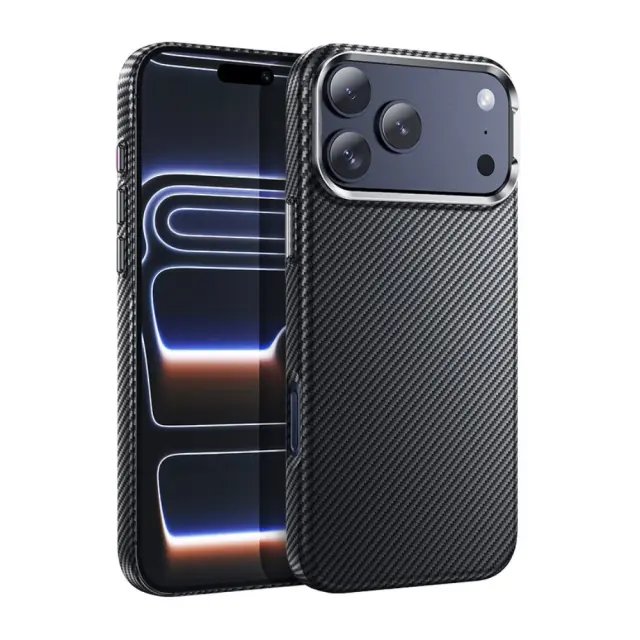 Θήκη Hoco Carbon Fiber Magsafe για Apple iPhone 17 Pro iPhone 18 Pro Μαύρη