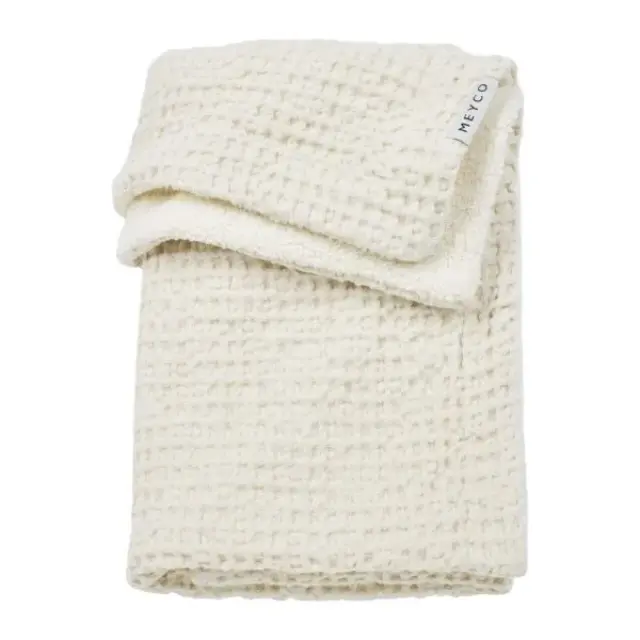 Meyco Κουβέρτα Waffle Teddy Nature 100x150cm