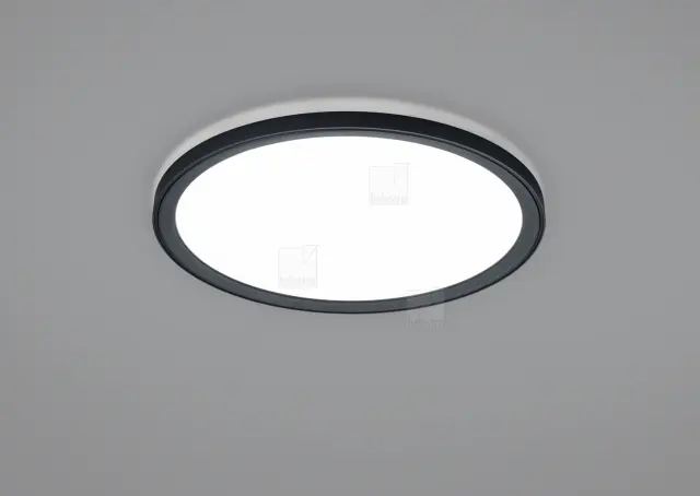 LICA οροφής φωτιστικό ματ μαύρο LED 550 mm με ρυθμιζόμενο χρώμα φωτός Άσπρο Μαύρο/Άσπρο