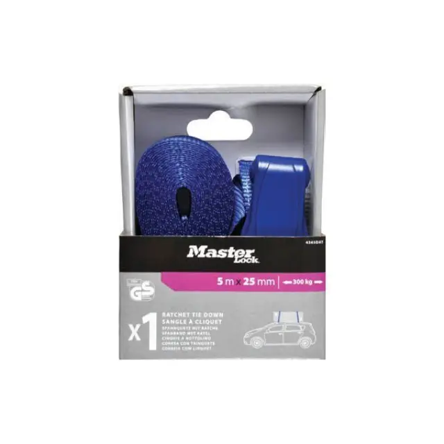Master Lock 4365EURDAT - Ιμάντας 5m με καστάνια και λαβές PVC Master Eco 2