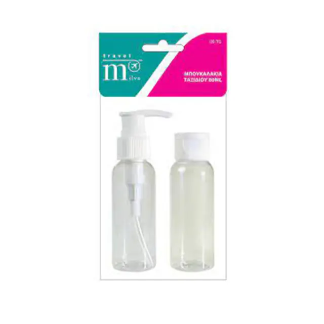 Milva Μπουκαλάκια Ταξιδίου 80ml