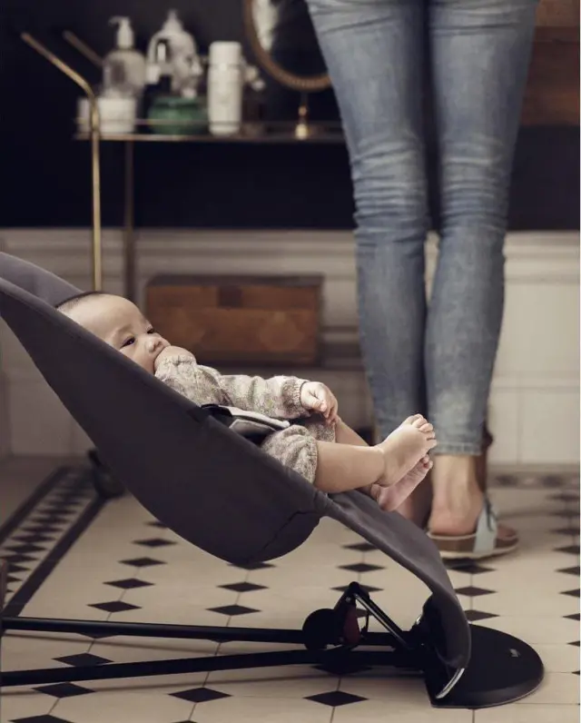 BabyBjorn Ρηλάξ Balance Soft Cotton Jersey, Dark Grey 7317680050229 2