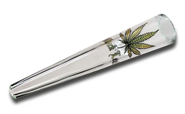 Κώνος Γυάλινος Glass Chillum Διάφανος - 150mm