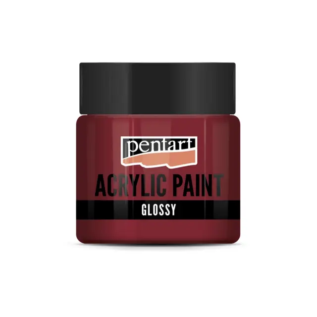 Χρώμα ακρυλικό Glossy (Γυαλιστερό) 50ml Pentart, Red Wine