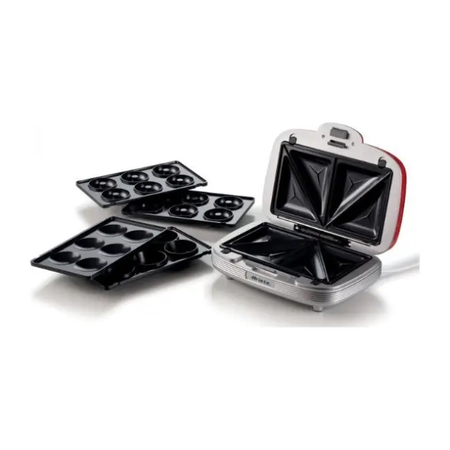 Ariete Sandwich & Cookies 3-in-1 Party Time 700W Red (1972/00) 2